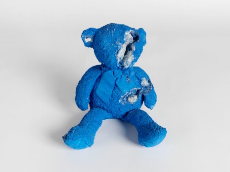 Daniel Arsham, Blue Calcite Teddy Bear, 2017, Perrotin