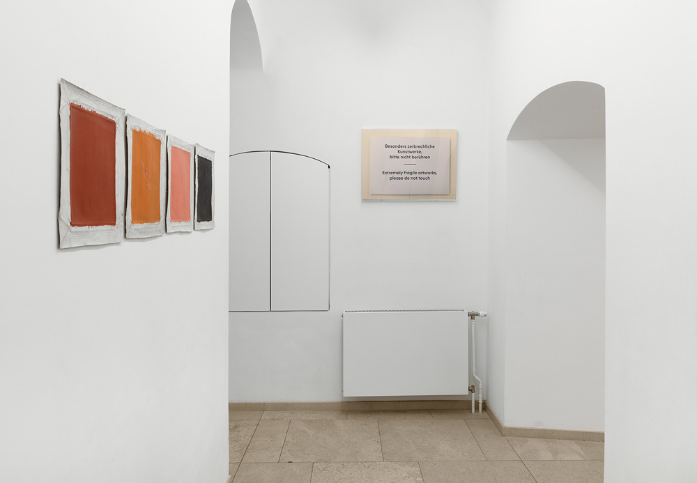 Ignasi Aballí Galerie nächst St. Stephan Rosemarie Schwarzwälder 