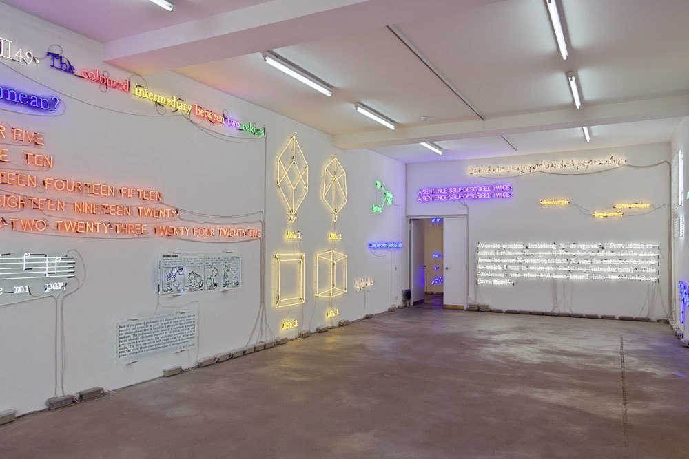 Joseph Kosuth Sprüth Magers Ulysses, 18 Titles and Hours