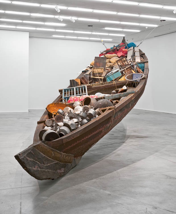 Subodh Gupta Hauser & Wirth What does the vessel contain, that the river does not