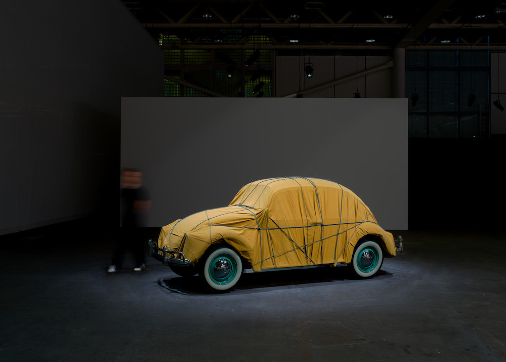Christo Gagosian Wrapped 1961 Volkswagen Beetle Saloon