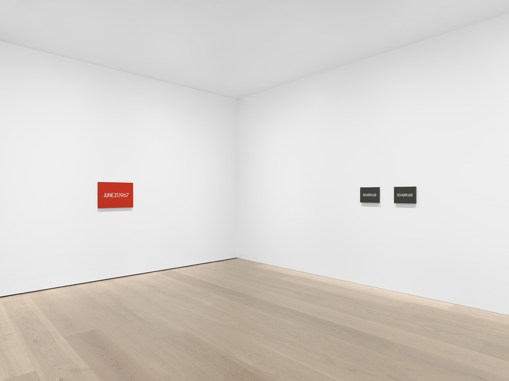 On Kawara David Zwirner 