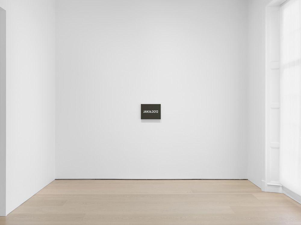 On Kawara David Zwirner 