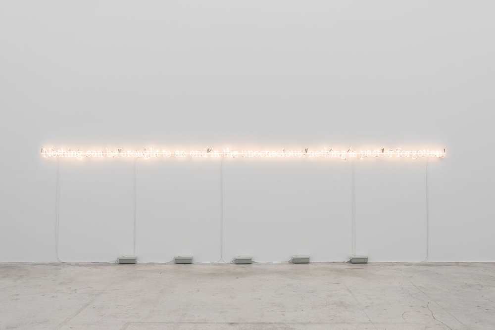 Joseph Kosuth Almine Rech 