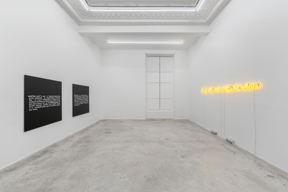 Joseph Kosuth Almine Rech 