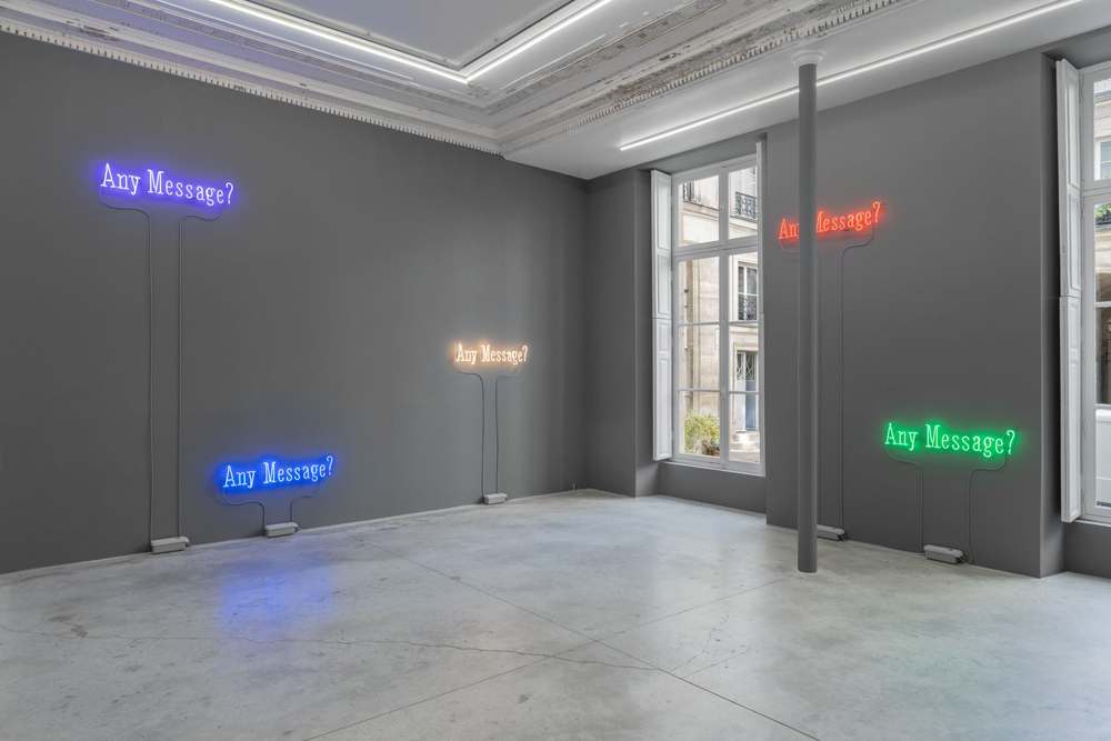 Joseph Kosuth Almine Rech 