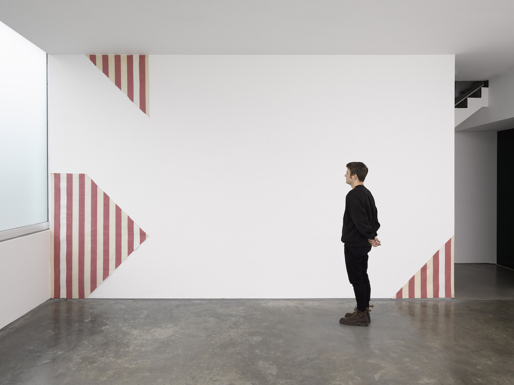 Daniel Buren Lisson Gallery One Piece in Three Parts