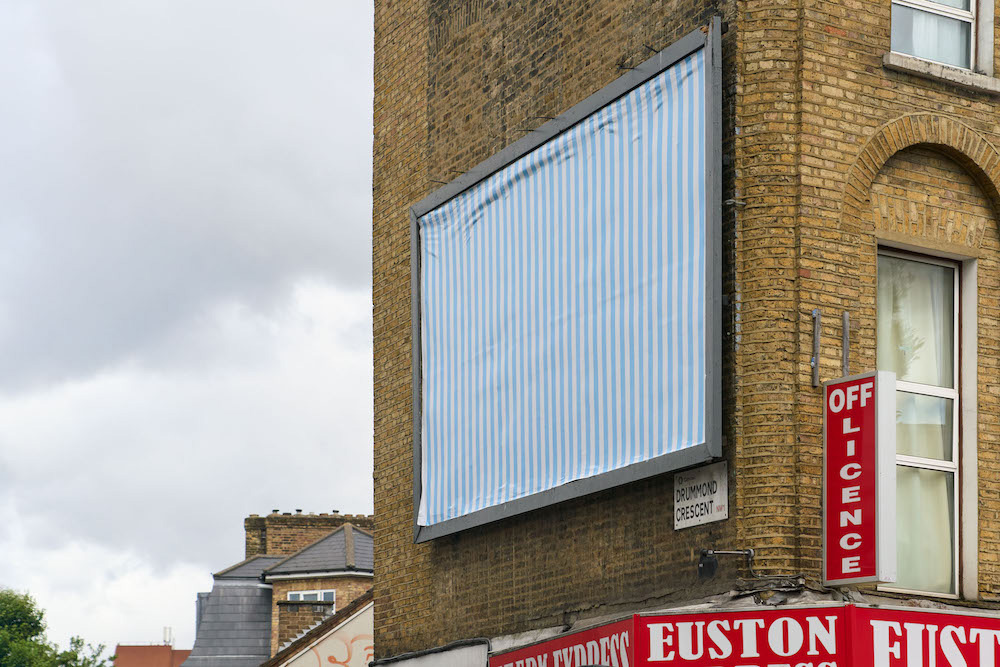 Daniel Buren Lisson Gallery Work in situ