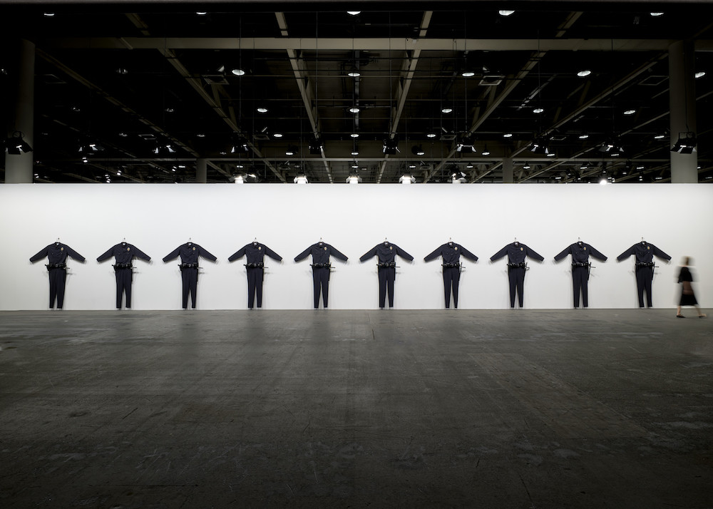 Chris Burden Gagosian L.A.P.D. Uniforms