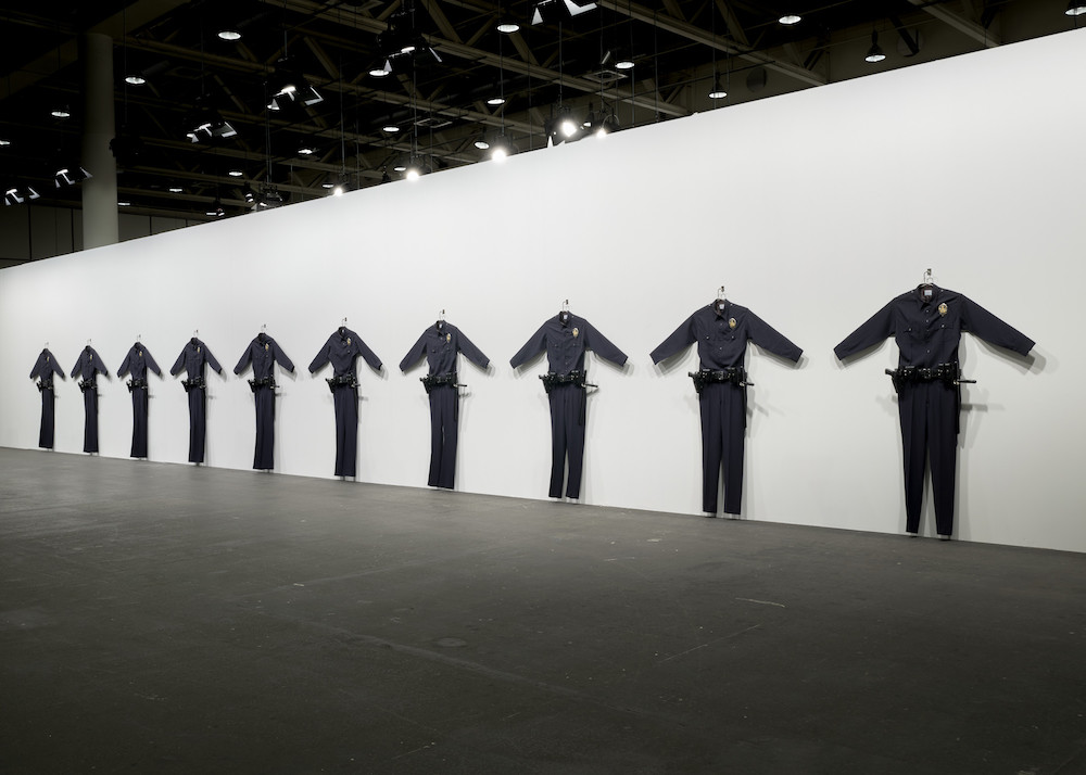 Chris Burden Gagosian L.A.P.D. Uniforms