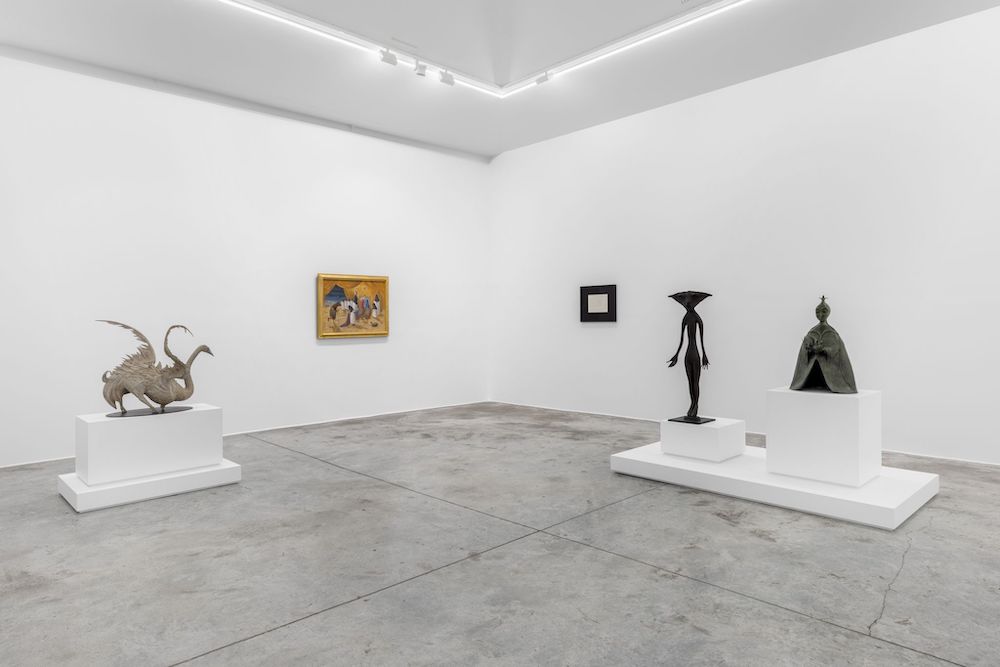Leonora Carrington Almine Rech ’The Lovers‘, 1987 - Loan from FAMM (Femmes Artistes du Musée de Mougins) / The Levett Collection © ADAGP, Paris