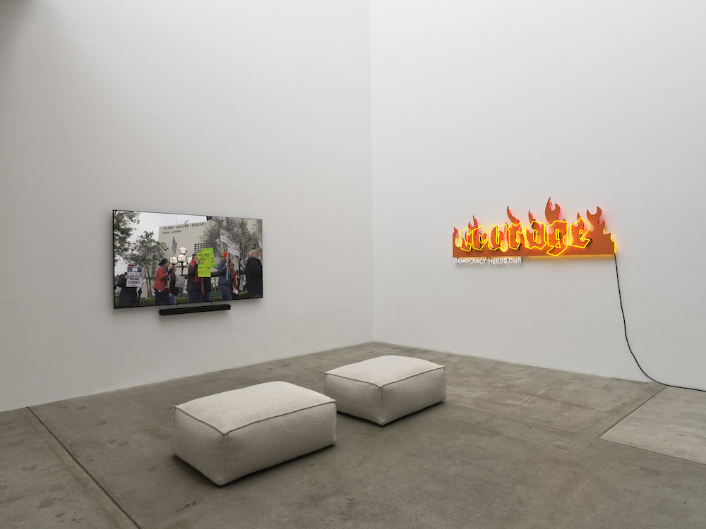 Andrea Bowers Andrew Kreps Gallery 
