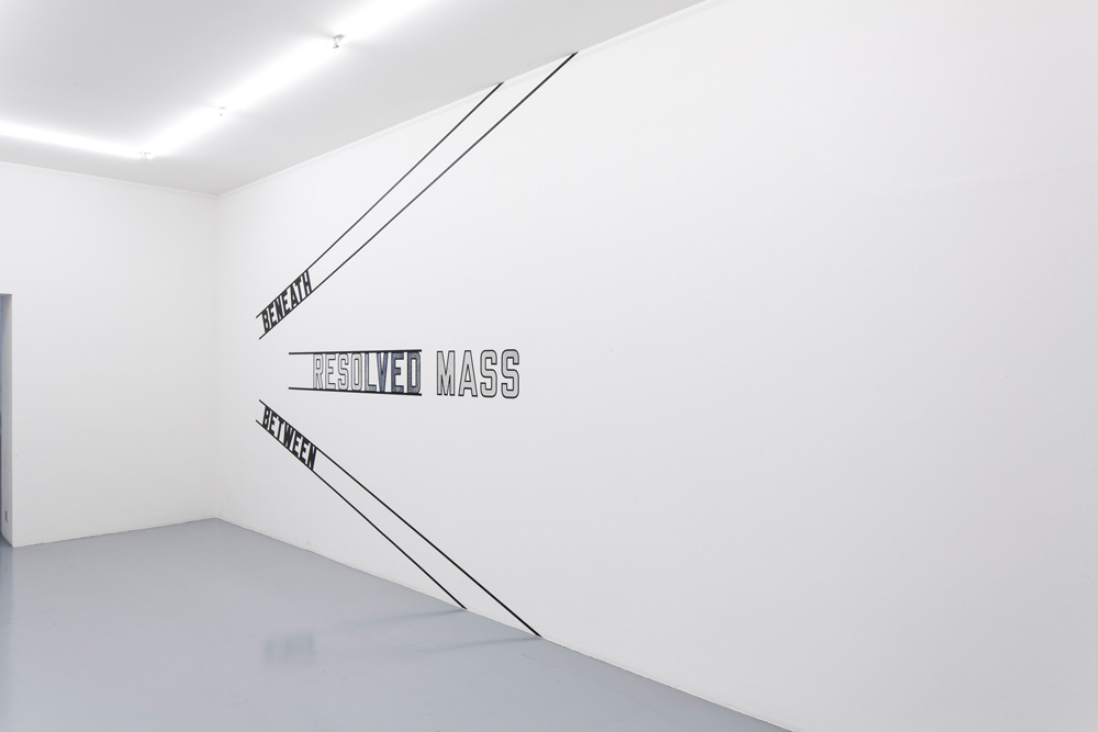 Lawrence Weiner Mai 36 Galerie 