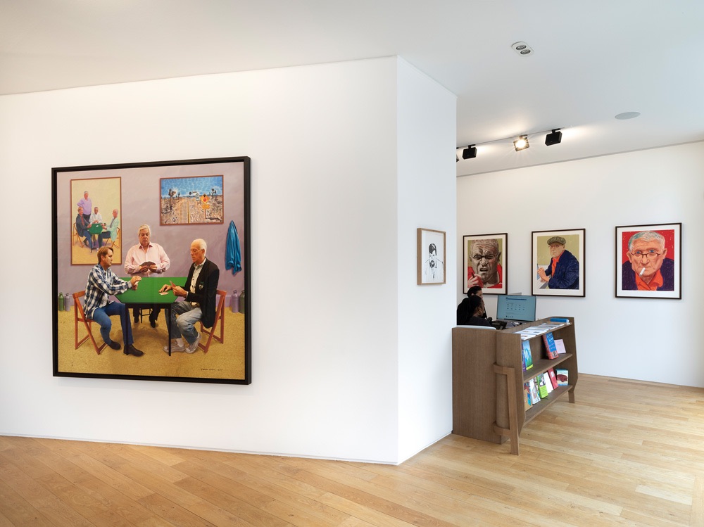 David Hockney Galerie Lelong & Co. 13 rue de Téhéran, Paris