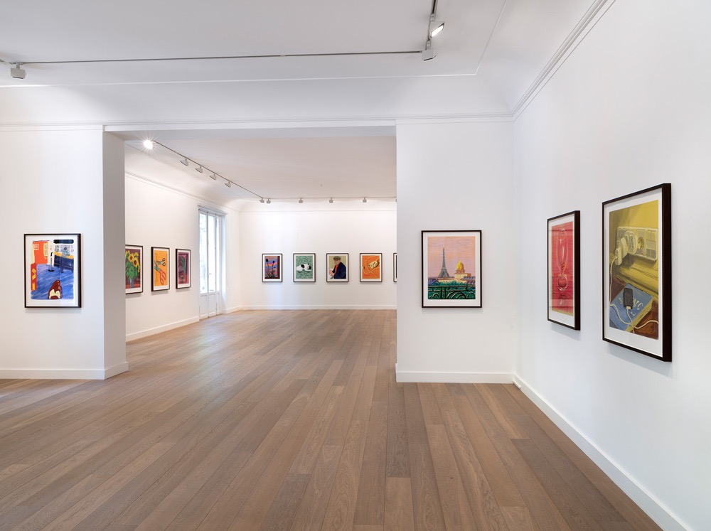 David Hockney Galerie Lelong & Co. 38 avenue Matignon, Paris