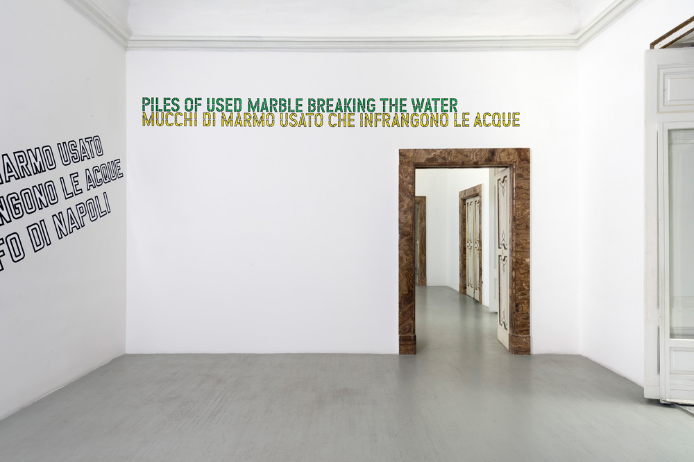 Lawrence Weiner Alfonso Artiaco 