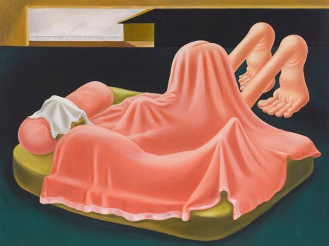 Louise Bonnet, Interior with Pink Blanket, 2019, Gagosian