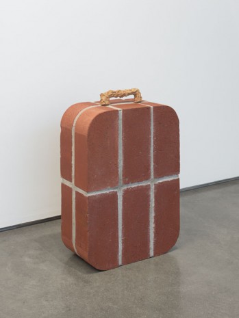 Judith Hopf, Rollkoffer (Brick Trolley), 2018 , Metro Pictures