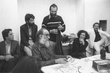 , Leonardo Gasperini, Emilio Vedova, Massimo Cacciari, Renzo Piano, Giovanni Frazziano, Venice, 1984 , Galerie Thaddaeus Ropac