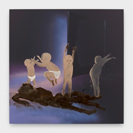 Tala Madani, Shit Mom (Quads), 2019 , David Kordansky Gallery