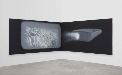 Tala Madani, Corner Projection (Panic), 2019 , David Kordansky Gallery