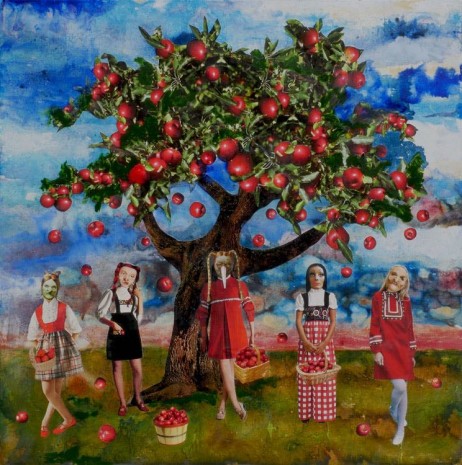 Marnie Weber, Gathering Apples on a Sunny Day, 2019  , Simon Lee Gallery