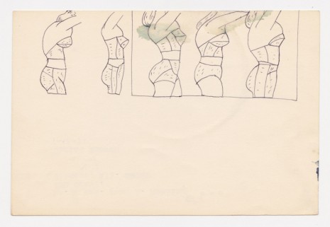 Christina Ramberg, Untitled (underwear torsos in profile), c. 1971 , Simon Lee Gallery