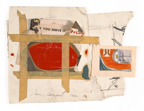 James Rosenquist, Source and Preparatory Study for In the Red, 1962 , Galerie Thaddaeus Ropac