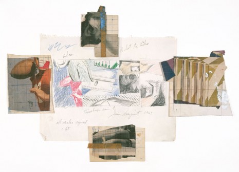 James Rosenquist, Source and Preparatory Sketch for Early In The Morning, 1963 , Galerie Thaddaeus Ropac