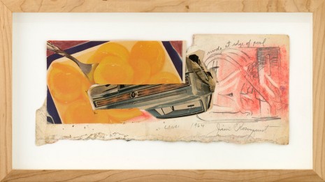 James Rosenquist, Source and Preparatory Sketch for Lanai, 1964 , Galerie Thaddaeus Ropac