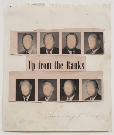 James Rosenquist, Up from the Ranks, 1961 , Galerie Thaddaeus Ropac