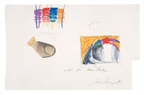 James Rosenquist, Sketch for Horse Blinders, c. 1968 , Galerie Thaddaeus Ropac