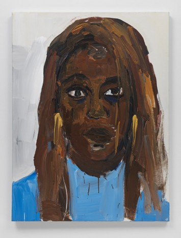 Henry Taylor, Portrait of Rachel Kaadzi Ghansah, 2018 , Blum & Poe