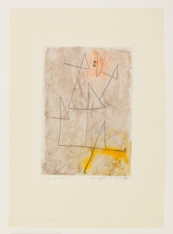 Paul Klee, Kämpft mit sich selber (Struggles with himself), 1939 , David Zwirner