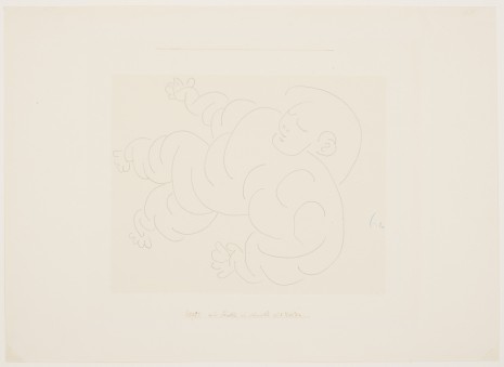 Paul Klee, mir deuchte, ich schwebte als Wolke (I thought I was floating like a cloud), 1939, David Zwirner