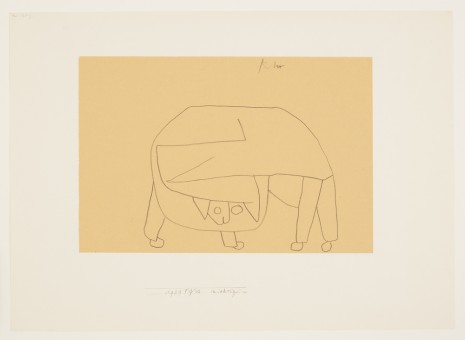 Paul Klee, Niedrig (Lowly), 1939, David Zwirner