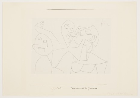 Paul Klee, Terzett mit Don Giovanino (Trio with Don Giovanino), 1939, David Zwirner