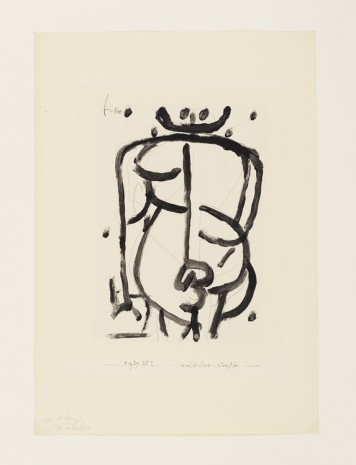 Paul Klee, weiblich-straff (Female-firm), 1939, David Zwirner