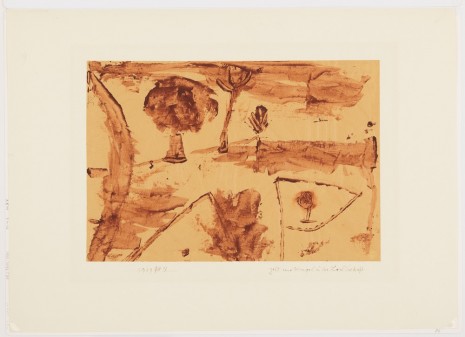 Paul Klee, Zelt und Wimpel in der Landschaft (Tent and pennant in the landscape), 1939, David Zwirner