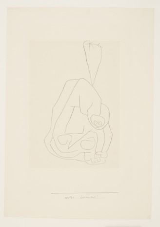 Paul Klee, donnerkeil! (Thunderbolt!), 1939, David Zwirner