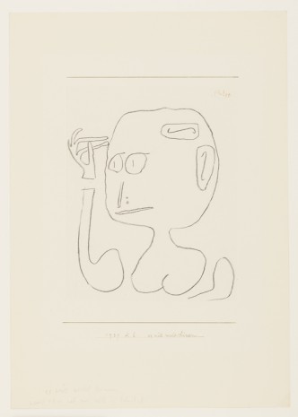 Paul Klee, es will nicht hinein (Just can't get it), 1939 , David Zwirner