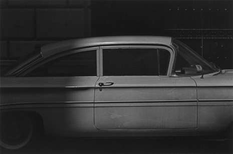 Roy DeCarava, White car and dots, 1961, David Zwirner