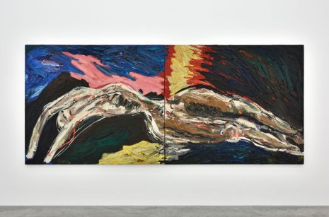 Karel Appel, Lying Nude no.2, 1986, Almine Rech