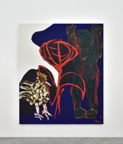 Karel Appel, Red Flower, 1997 , Almine Rech