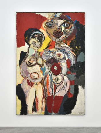 Karel Appel, Etude de deux nues, 1966 , Almine Rech
