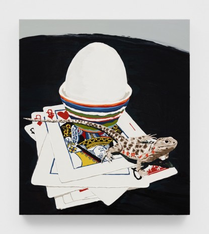 Kirsten Everberg, Leopard, Queens and Egg, 2019 , Galerie Barbara Thumm