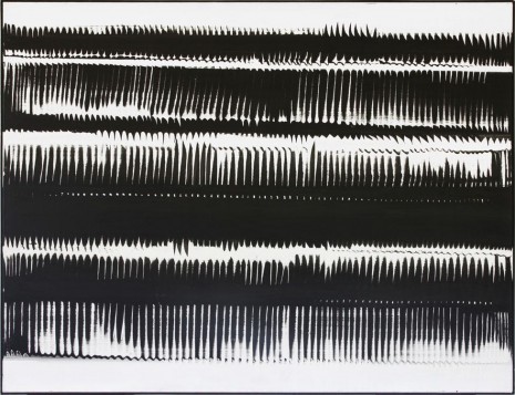 Heinz Mack, Dynamische Strukturen in Schwarz (Dynamic Structure in black), 1962, Cortesi Gallery