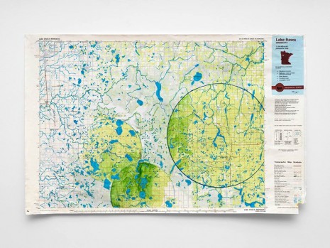 Oscar Tuazon, Water Map (Lake Itasca), 2019 , STANDARD (OSLO)