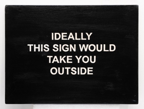 Laure Prouvost, Ideally this sign would take you outside, , Galerie Nathalie Obadia