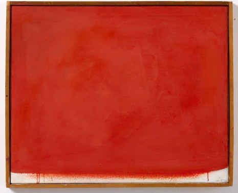 Arnulf Rainer, Übermalung Rot auf Weiss, 1966 , Galerie Thaddaeus Ropac